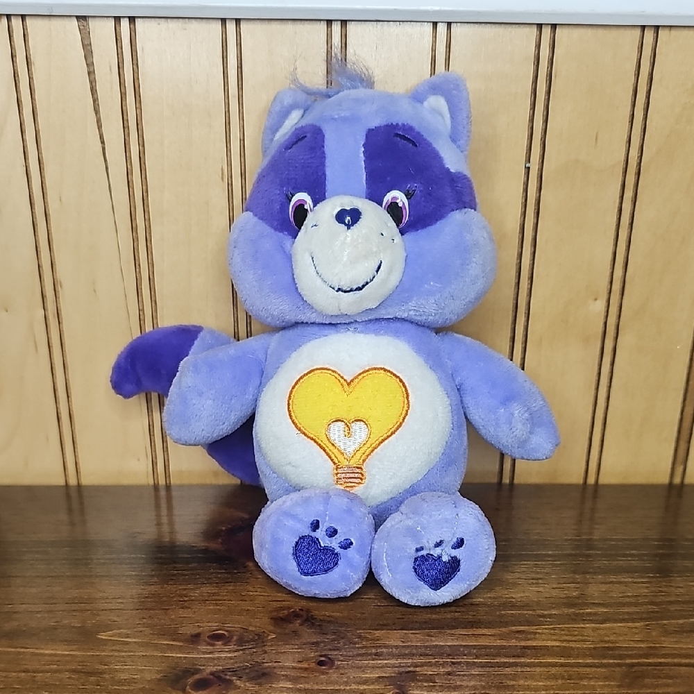 Care Bears Cousins Bright Heart Raccoon 8″ Plush 2016 Just Play Those Characters
